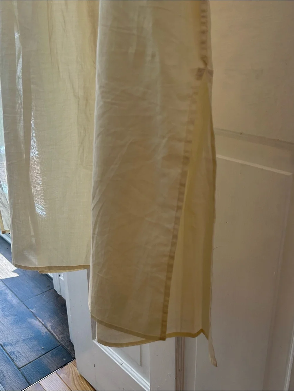 Tory Burch Yellow, Beige and Light Blue Colorblock Maxi Dress